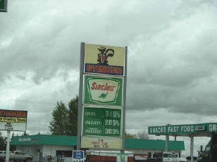 Stinker Sinclair in Bliss, Idaho